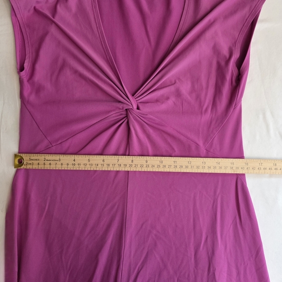Patagonia Seabrook Bandha Midi Dress L Pink Fuchsia Stretch Outdoor Vacation - Picture 5 of 5